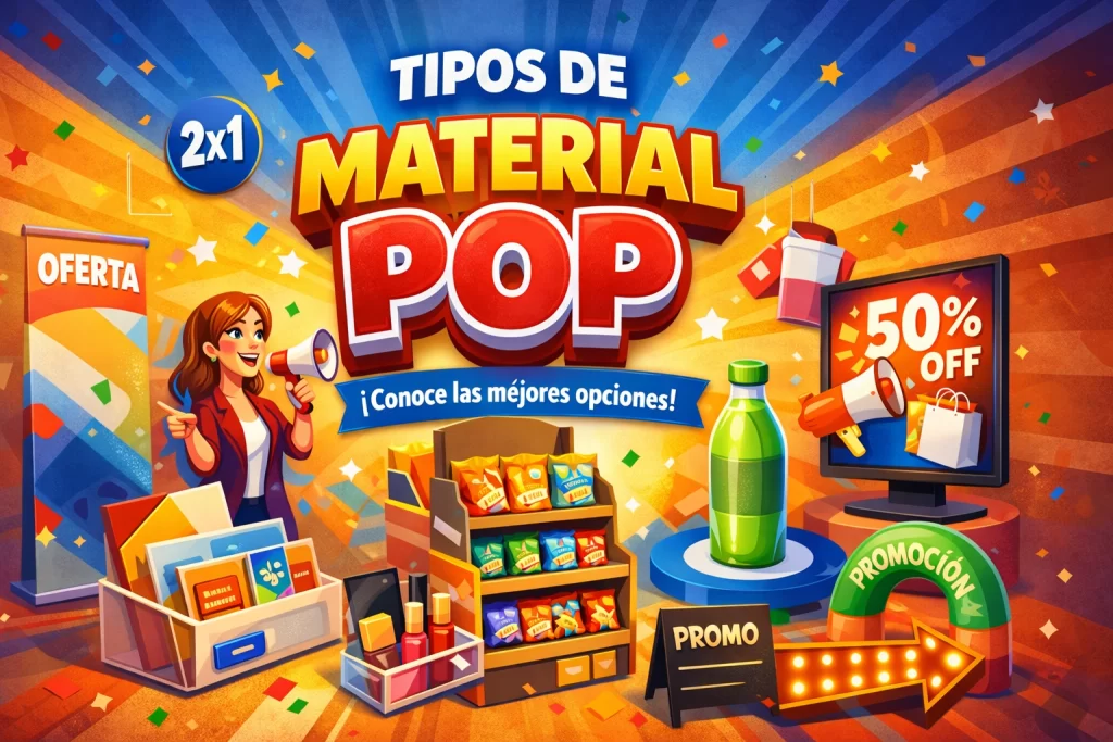tipos de materiales pop