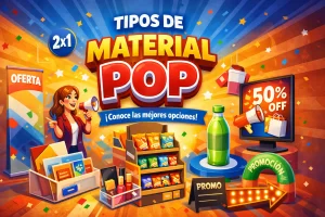 tipos de materiales pop