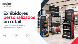 exhibidores personalizados en retail